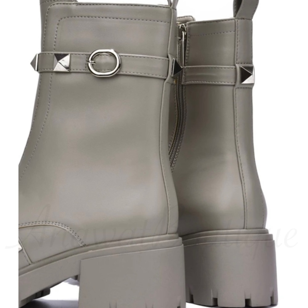 Harley Embellished Lug Sole Boot - Picture 6 of 8